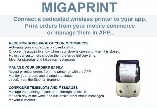 Food Order Printer
